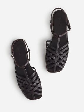 Madewell Milano brown leather fisherman sandals 7